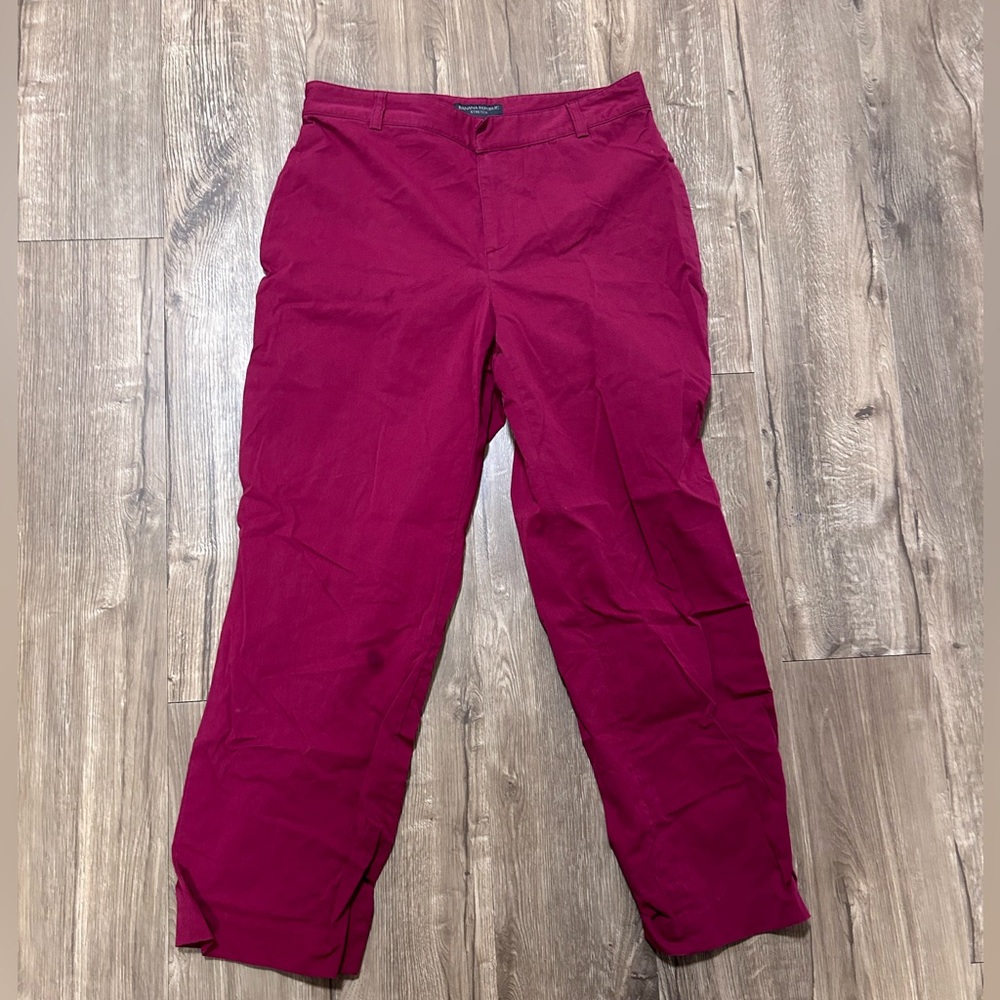 Banana Republic Size 6 Maroon Pants